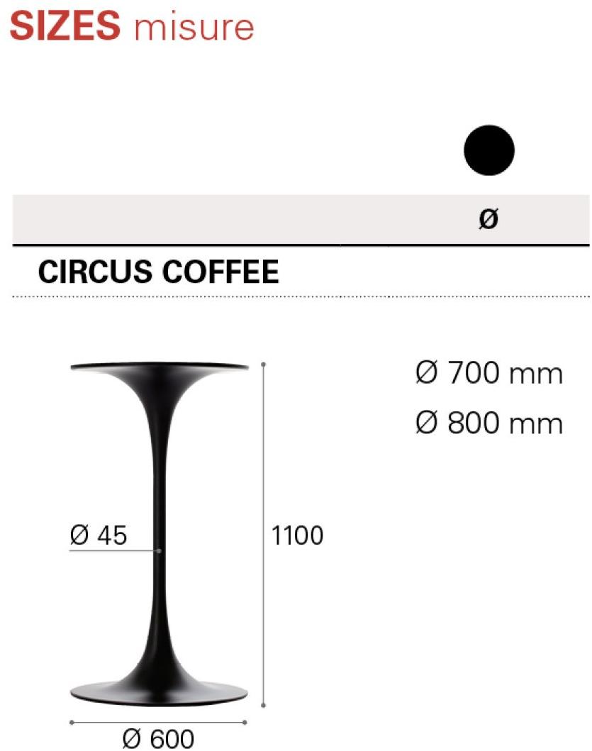 Nitesco Круглый высокий стол Circus sun-id-1499695 - Вид №5
