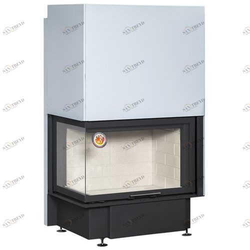 Каминная топка Экокамин Дельта 1000L угловая левая 6492