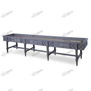 Игровой стол 17554-935-022 Spindle Shuffleboard Table - Grey Phylrich 