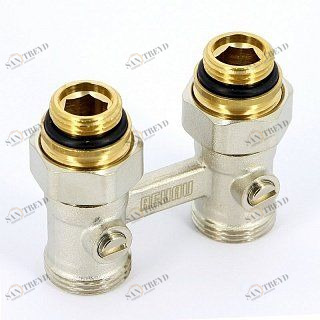 REHAU Узел НН прямой для радиаторов с нижней подводкой 1/2"x3/4" ЕК 240727