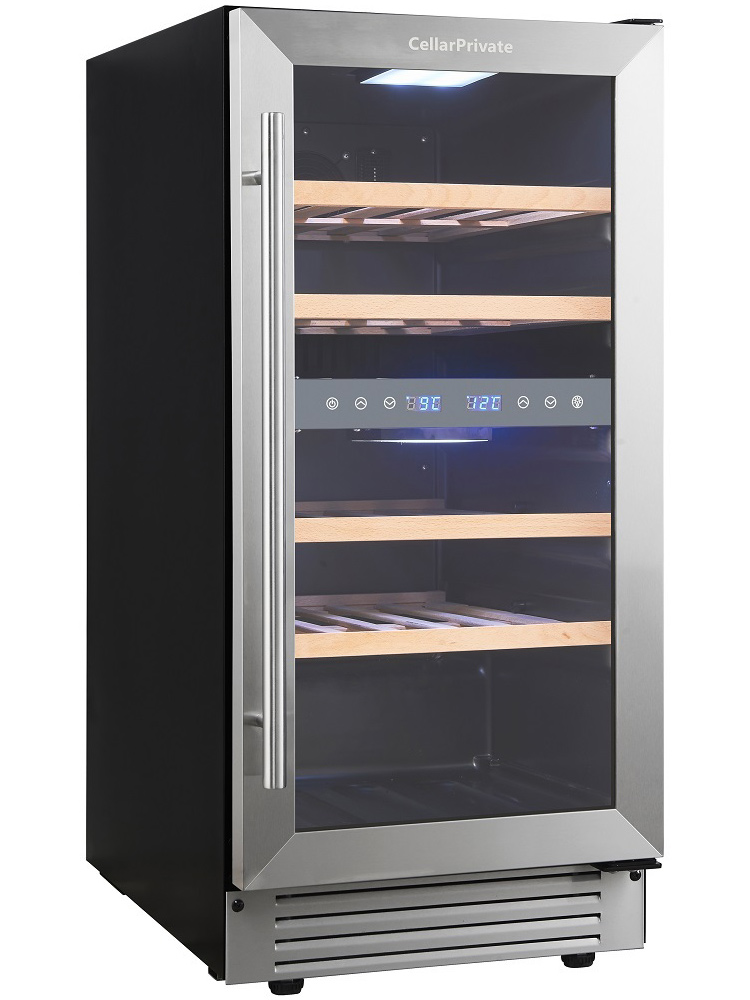 9943159 Винный шкаф Cellar Private CP027-2T серебристый STDN-0137301