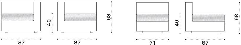 Ethimo Модульный угловой садовый диван Cube sun-id-1485721 - Вид №5