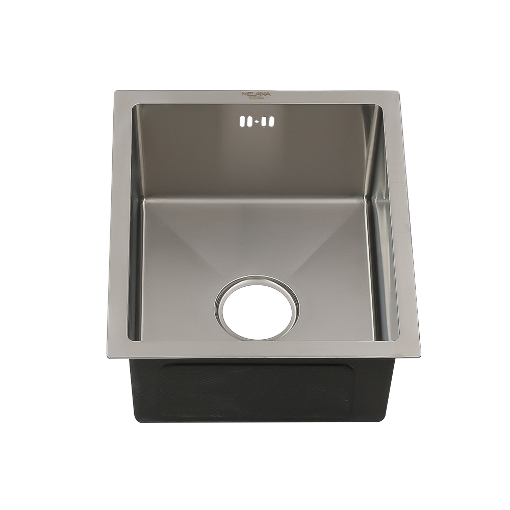 Мойка H3844 MELANA ProfLine 3,0/200 САТИН врезная прямоугольная с коландером H3844 H3844 сатин - Вид №4