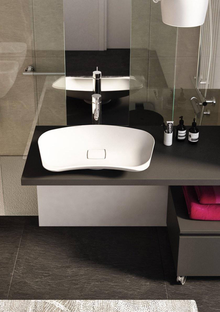 Pr-201 Накладная раковина на столешницу  овальная Goman Prime - Вид №6