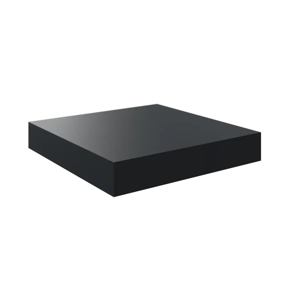 Полка настенная Spaceo Paris 23x23.5 см МДФ цвет чёрный 82877510 STLM-2090225  - Вид №1