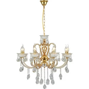 Подвесная люстра Stilfort Bolla 1035/03/08P STILFORT ДИЗАЙНЕРСКИЕ, BOLLA 00-3888491 Золото;прозрачный