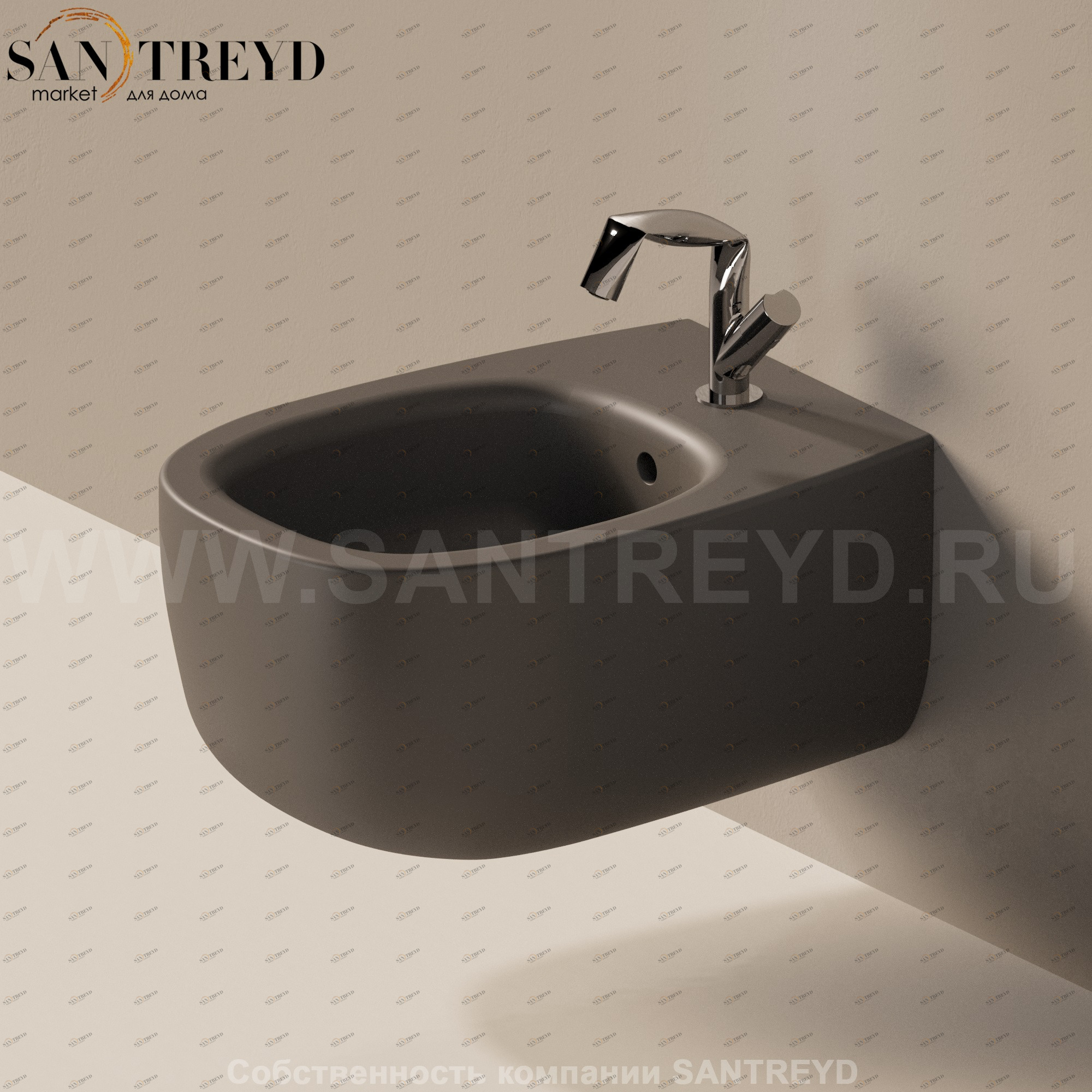 BN2187006 Биде подвесное Bonola Ceramica Flaminia