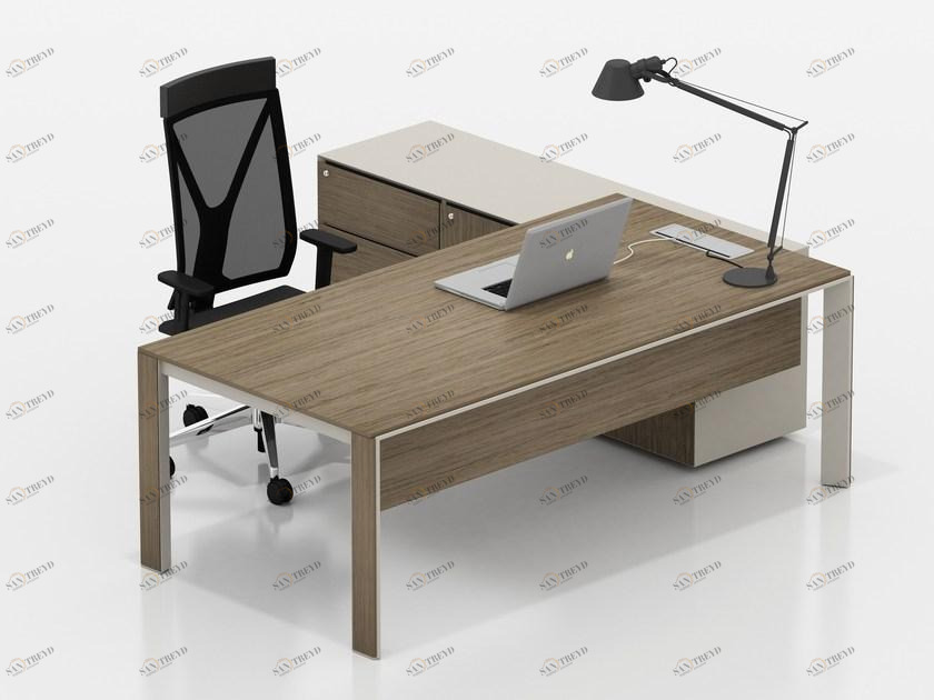 Tuna Ofis Рабочий стол со встроенной полкой Piu meno sun-id-1367783