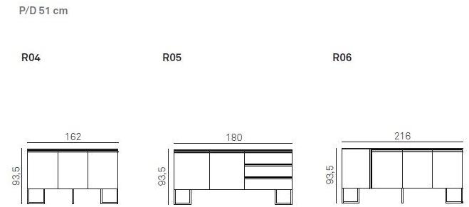 Gruppo Tomasella Лакированный буфет Regolo sun-id-1363181 - Вид №1