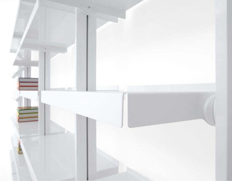 Diemmebi Модульный открытый книжный шкаф из листового металла Backup sun-id-1444426 - Вид №2