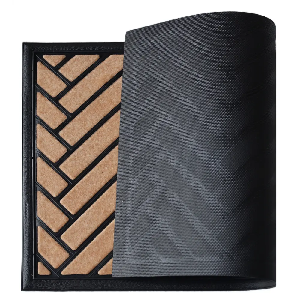 Коврик грязезащитный полиэстер Bali A3 45x75 см цвет бежевый Santreyd STLM-2120173 - Вид №2