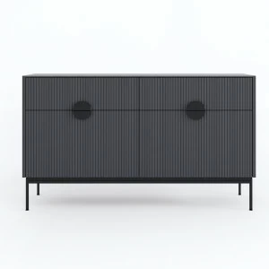 Комод с ящиками и дверцами серый Uno BRAGIN DESIGN LIVING 00-3974658 Серый