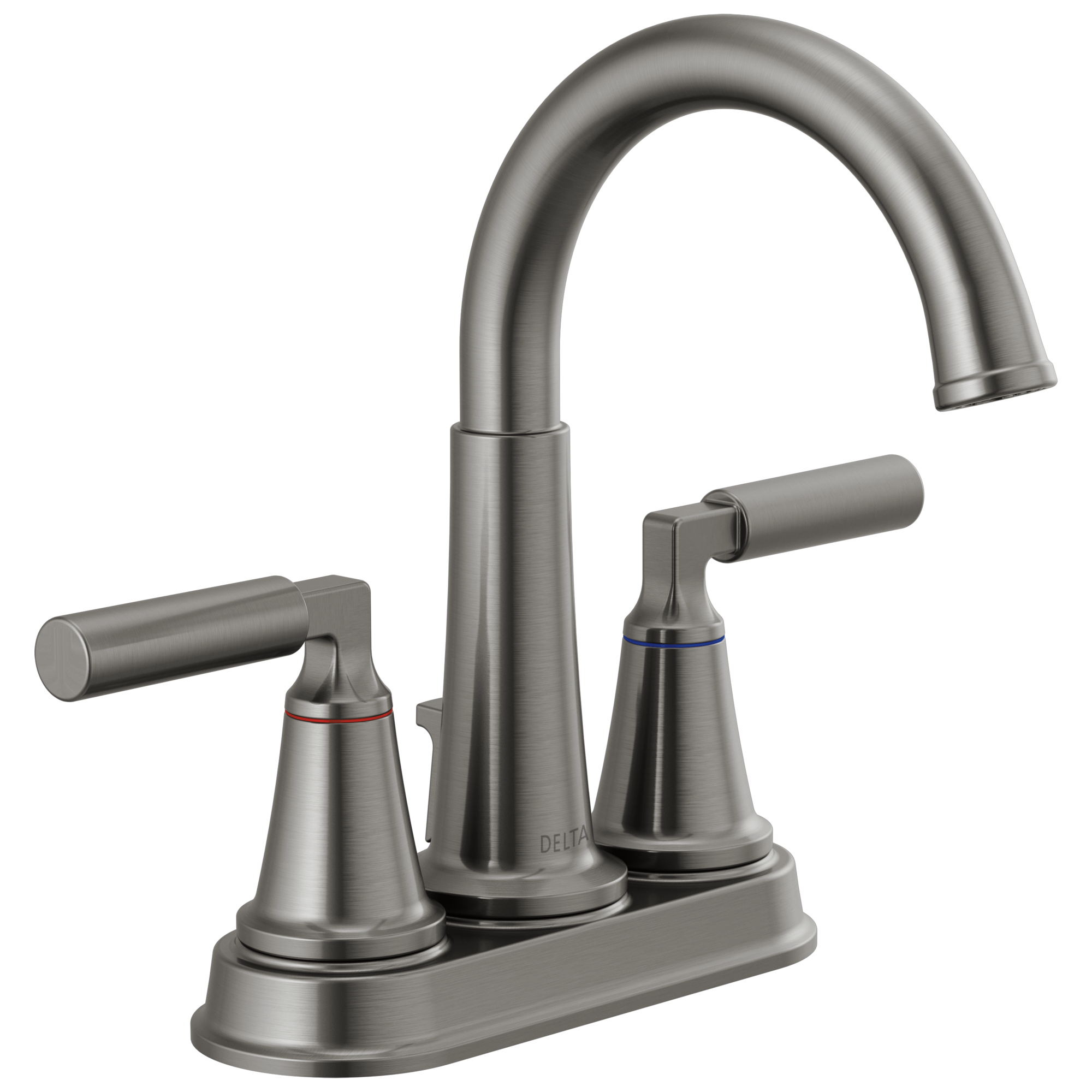 2548LF-KSMPU Смеситель для ванной комнаты с двумя ручками Delta Faucet Bowery Черный нержавеющий