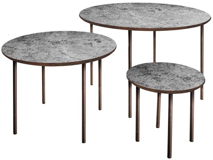 MOMENTI Круглый журнальный столик из мдф Crazy home furniture sun-id-1433387 - Вид №5