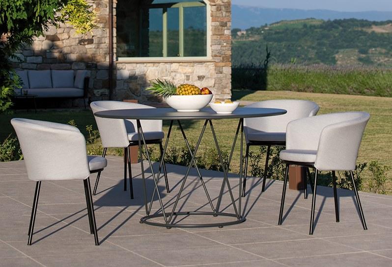 Vermobil Садовый стул из мягкой ткани с подлокотниками Desiree fabric De320 - Вид №6