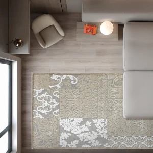 Ковер Роялтафт Шенилл 150x230 см полипропилен 84504_88 цвет серый