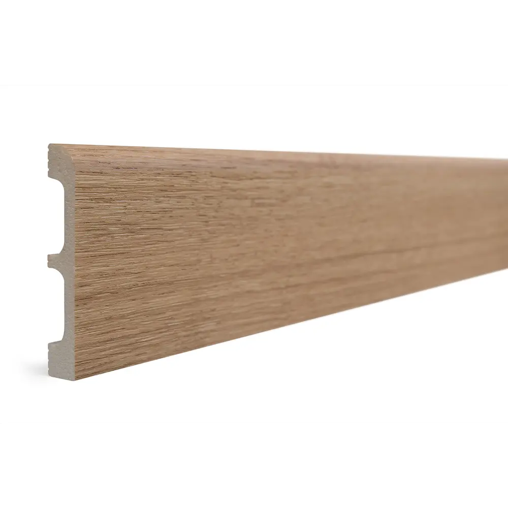 Молдинг настенный полистирол ударопрочный Decor-Dizayn 706-90 орех 80x13x2400 мм 85473616 STLM-2104333 