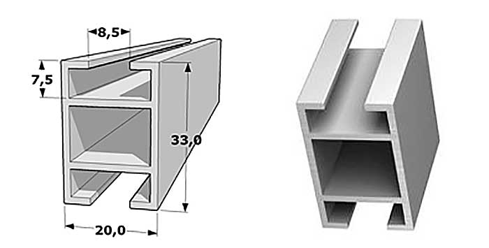 1510 Крепежная планка для Quantum line, Quantum board и драйверов LAB.Space  - Вид №1