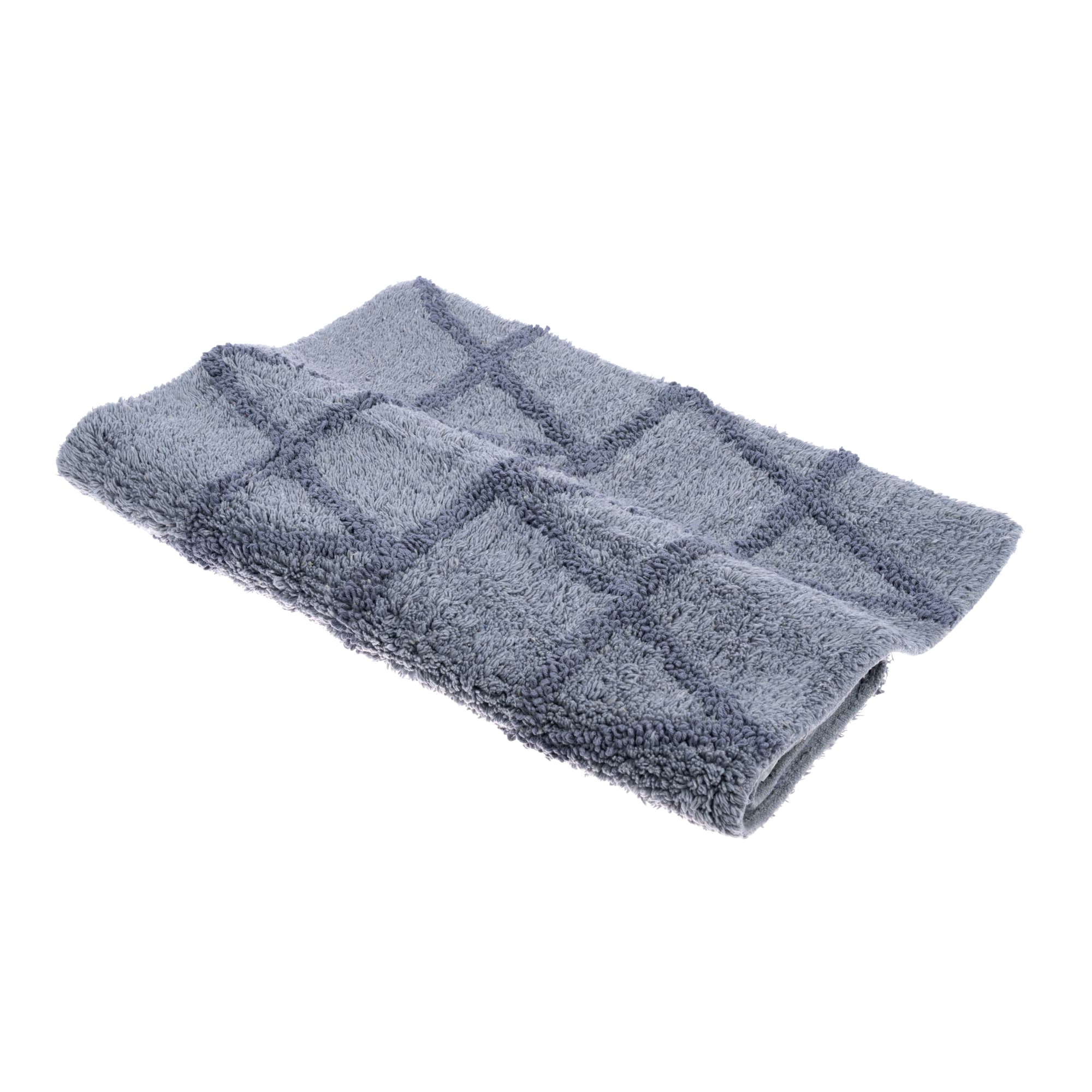 85200135 Коврик для ванной комнаты Loft 80х50 см хлопок цвет серый нет Santreyd  - Вид №2