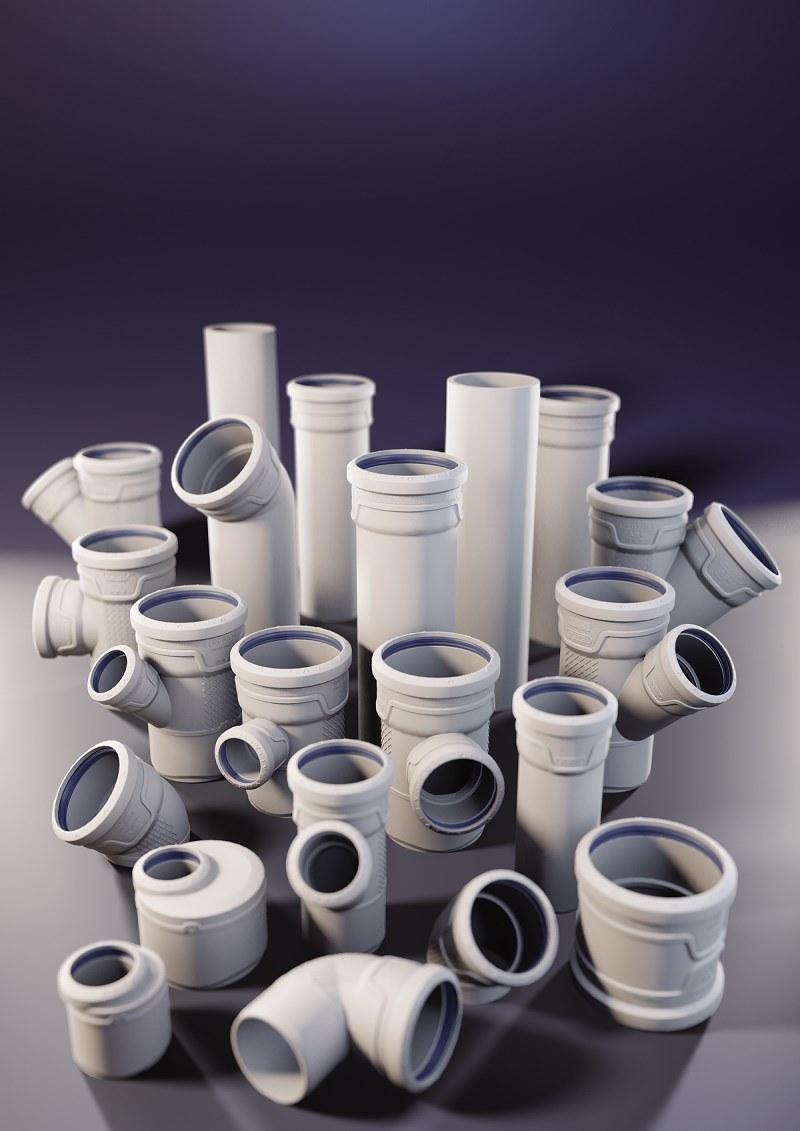 WAVIN ITALIA Дренажная труба звукопоглощающая полипропиленовая sun-id-1458365 - Вид №2