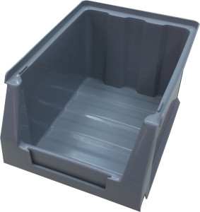 Lot-2-3 Лоток для инструментов (225х155х128) серый Цветочная коллекция