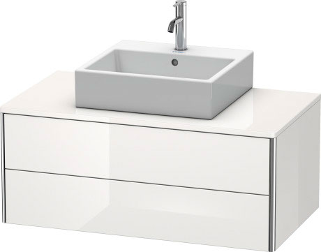 XS491100909 XSquare Тумбочка для подвесной консоли Светло-голубой матовый декор Duravit - Вид №2