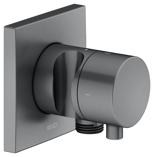 59557011202 Встраиваемый запорный вентиль с переключателем на 2 потребителя, выводом для шланга и держателем лейки DN 15 KEUCO IXMO - Вид №5