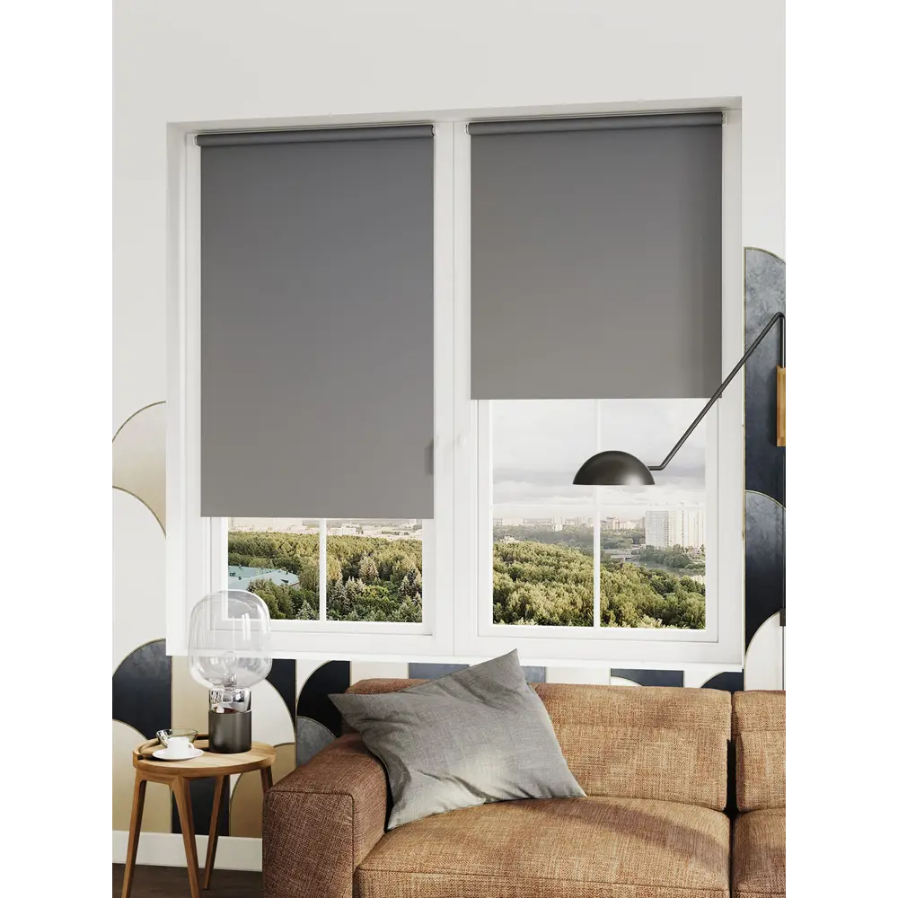DOMLEGRAND Рулонная штора Сансет графит 98x175 см 89360916 STLM-1051911 - Вид №3