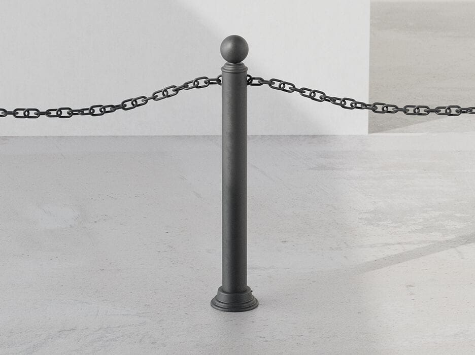 Стальной боллард с кольцами DIMCAR ARCH-00089610 - Вид №1