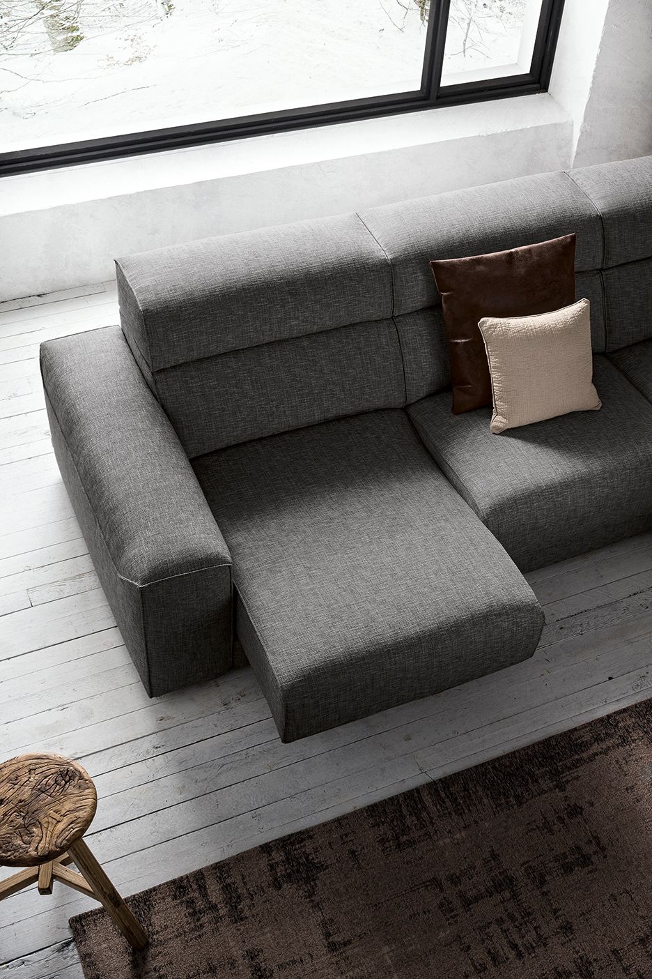 Тканевый диван с полуостровом Felis Softliving ARCH-00139671 - Вид №1