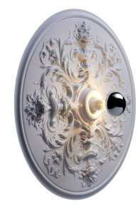 Настенный светильник ручной работы из гипса