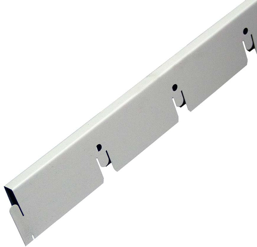 82151744 Рейка направляющая грильято 75x75x40 мм белый 2.4 м STLM-0020475 АЛБЕС