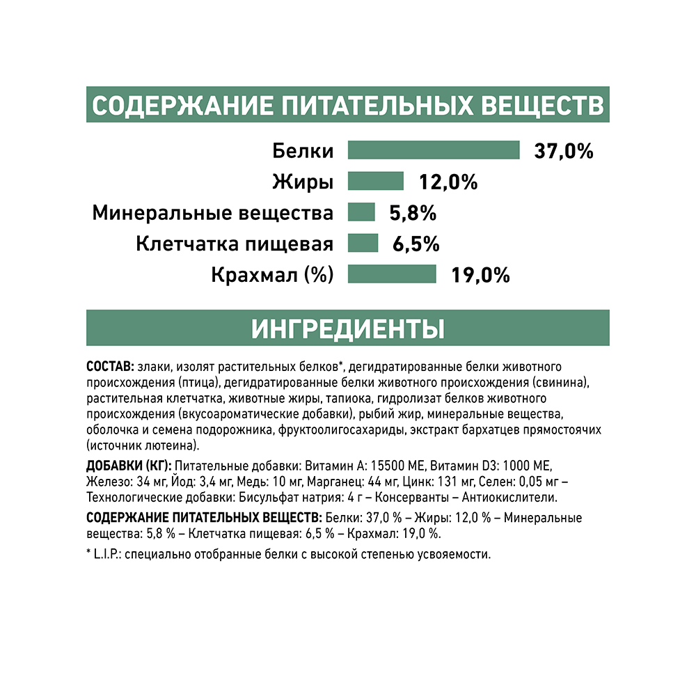 ПР0021522 Корм для собак RC Vet Diet Diabetic ДС 37 (канин) сух. 1,5кг ROYAL CANIN  - Вид №6