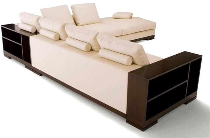 HUGUES CHEVALIER Угловой диван с журнальной полкой Iconic sun-id-1479903 - Вид №1