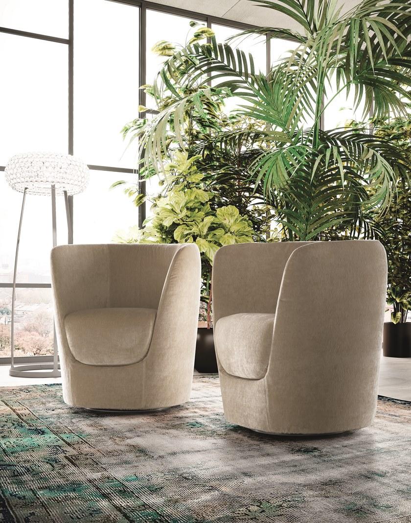 PIANCA Вращающееся кресло с тканевой обивкой sun-id-1376737 - Вид №2