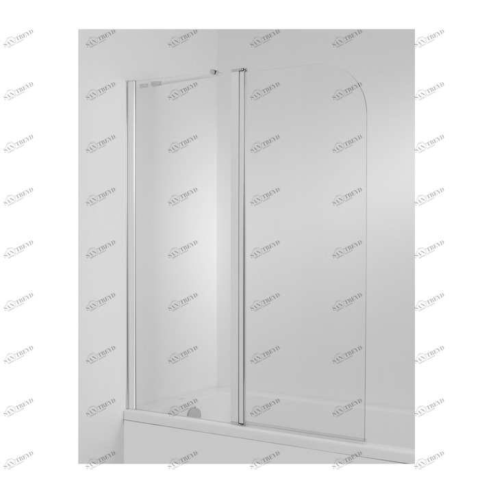 H256426 Душевое ограждения на борт вынны Jika Чехия 