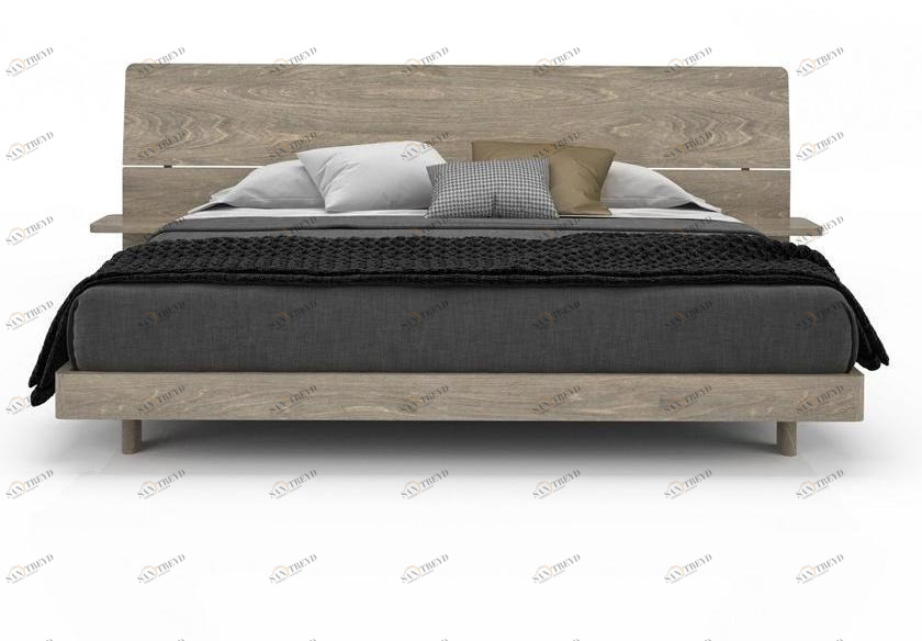 Huppé Кровать двуспальная из березы со встроенными тумбочками Alma 1660 / 1680 HUPPE