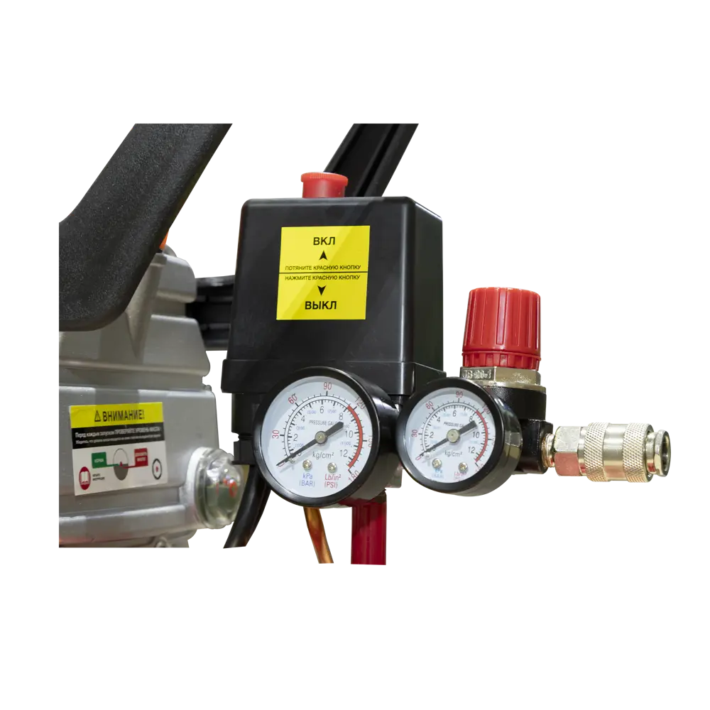 Компрессор Радуга 210/24, 24 л 206 л/мин 1.5 кВт FoxWeld STLM-2136664 - Вид №5