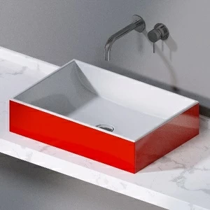 L239225 Накладная раковина на столешницу  прямоугольная A. e T. Italia THIN