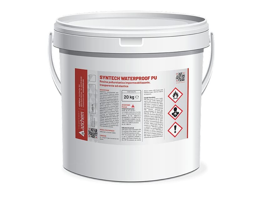 Полиуретановая гидроизоляционная смола, прозрачная и эластичная Azichem SYNTECH ARCH-00012206