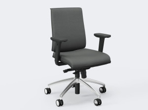 Поворотный операционный офисный стул с подлокотниками