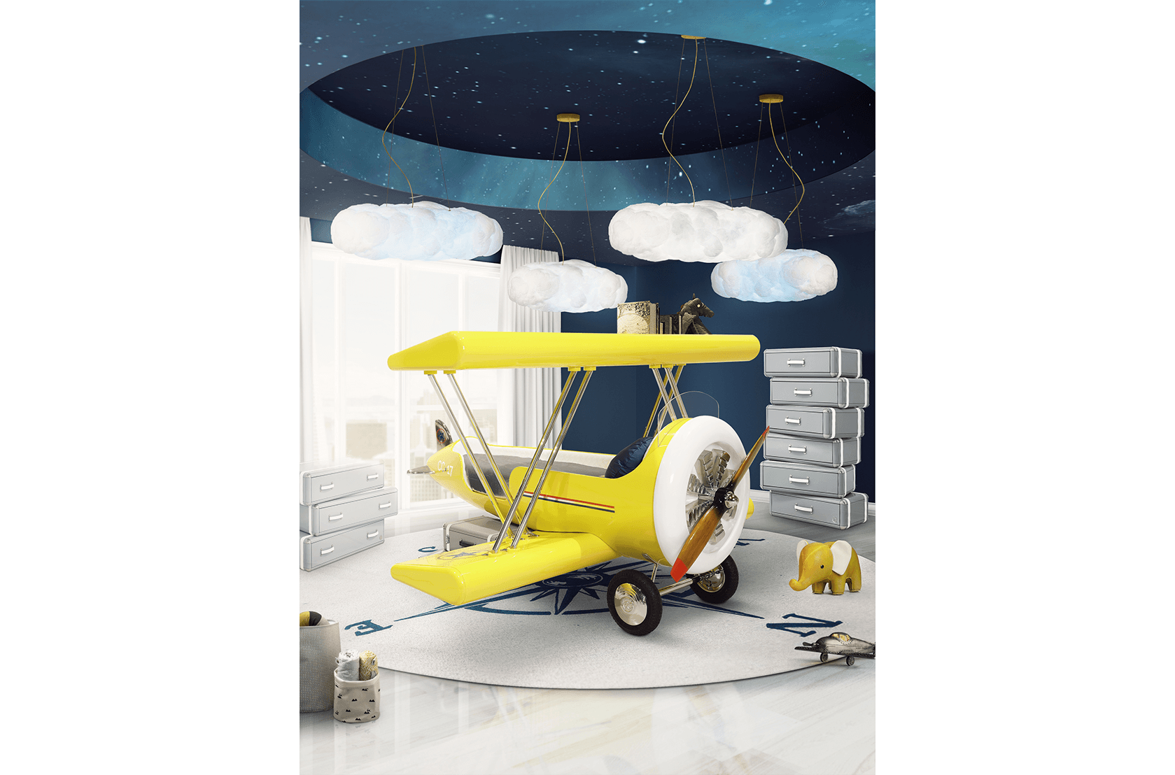 CIST17 Комоды детские Sky 3 ящика Circu  - Вид №12