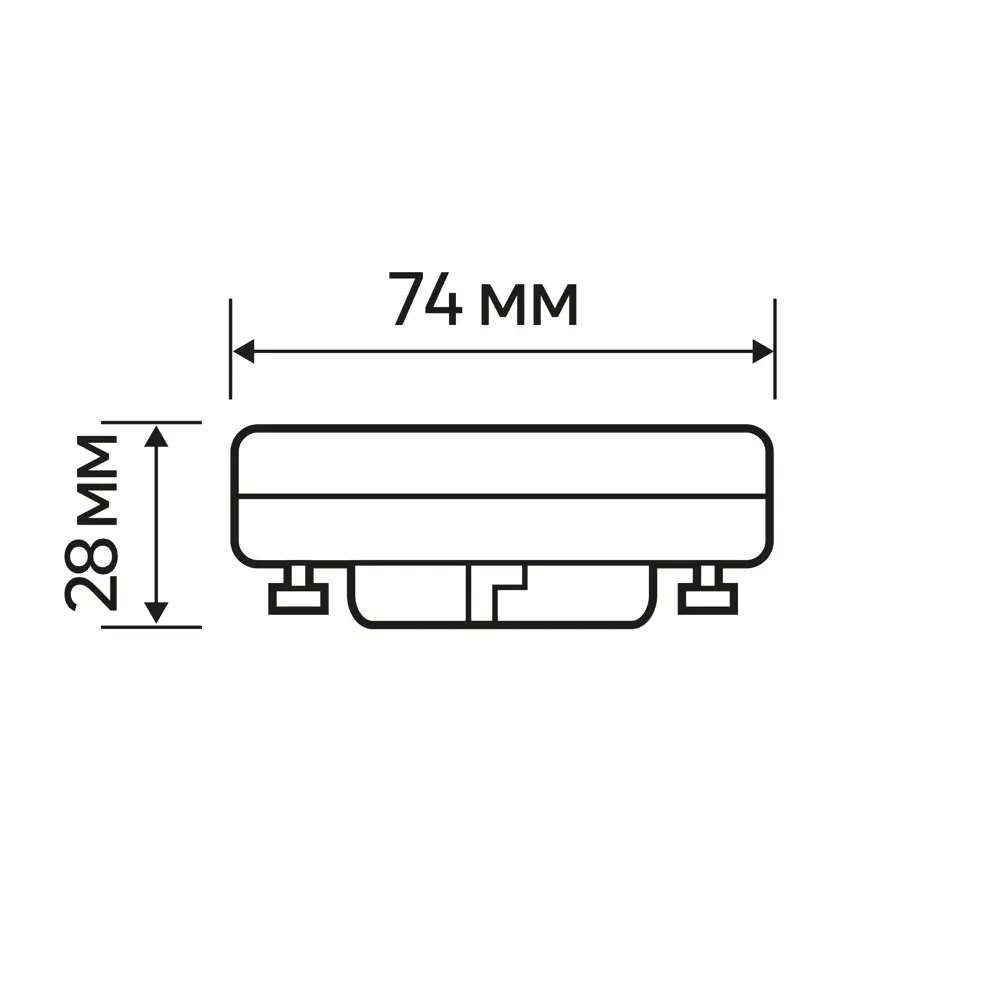 Santreyd LED лампа GX53 матовая 6Вт теплый свет 82991556 STLM-0908961 - Вид №6