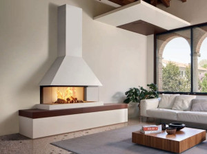 Облицовка камина из фаянса