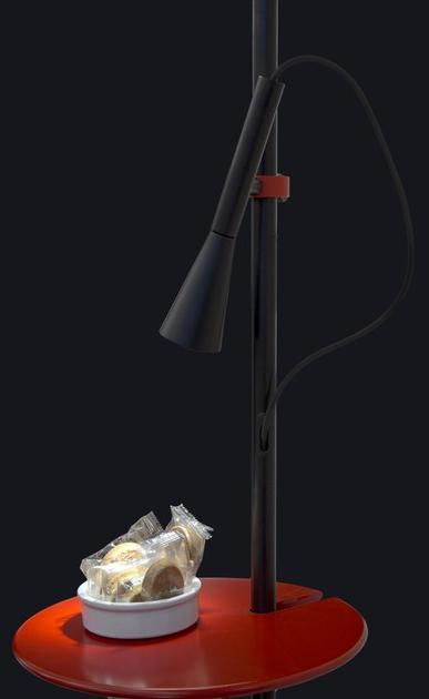 Martinelli Luce Лампа протянута между потолком и полом с регулируемым светом Colibrì 2292/ne Colibri - Вид №3