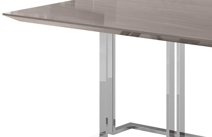 FRATO Прямоугольный обеденный стол из стали и дерева  Ffu130002aad  - Вид №2