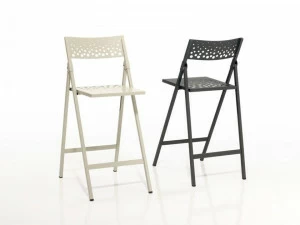 MOBLIBERICA Табурет металлический высокий складной Moon