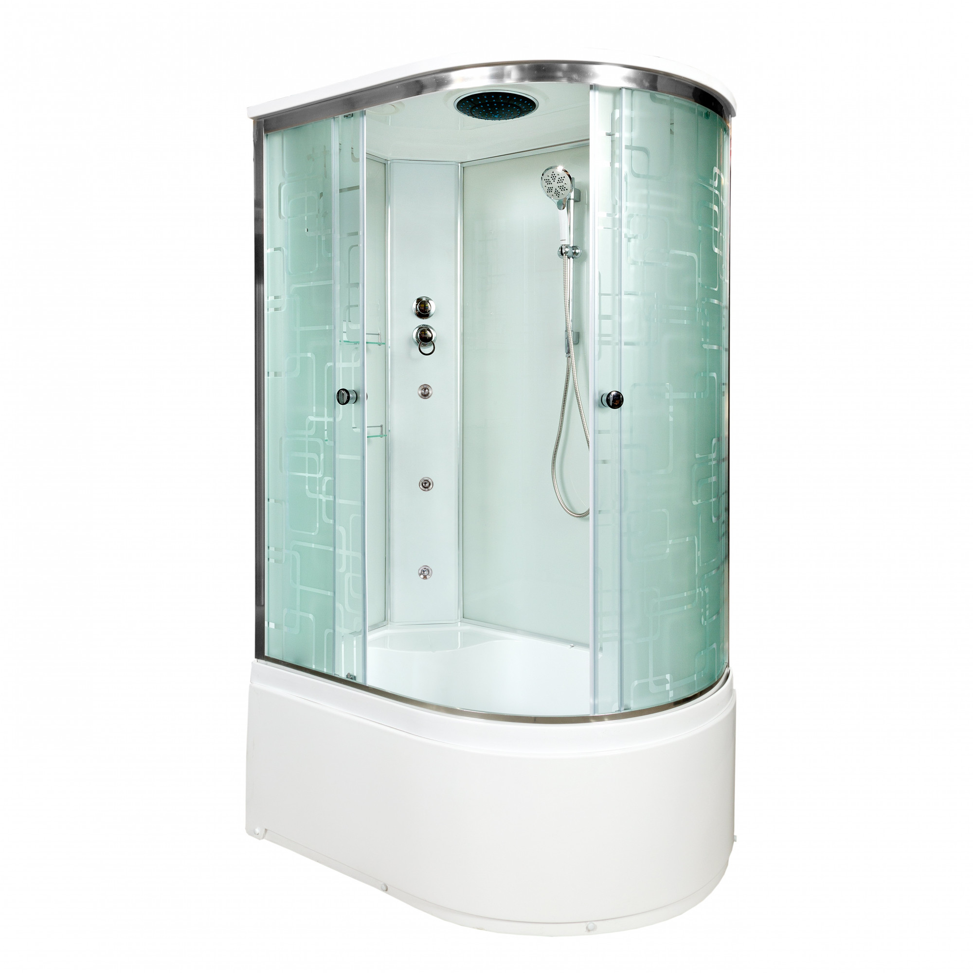 L 910 стандартная Душевая кабина DETO Серия L ЕМ4511 L с гидромассажем (гм.)