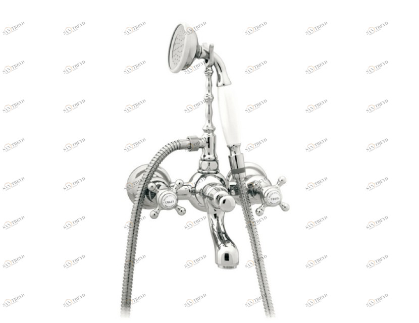 035018.000.00 Душевой набор для ванны Золото 24К Mestre RETRO