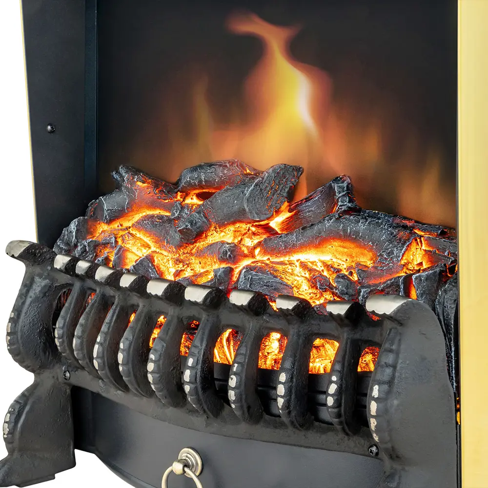 Каминокомплект Royal Flame Bradford STD Fobos FX Brass 1.5 кВт цвет серый графит 89396843 STLM-2011352  - Вид №1